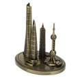 thumbnail image 4 of Beautiful Building Models, Oriental Pearl Model, Gold For Office Decor Home Ornaments, 4 of 8