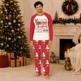 thumbnail image 5 of Lvotionpl Match Family Christmas Pjs, Matching Christmas Pajamas Long Sleeve Top & Pants Set Matching Holiday Family Pajama Xmas Sets, 5 of 5