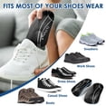 thumbnail image 3 of DR. POTTER+ 3/4 Plantar Fasciitis Insoles, High Arch Support Inserts for Flat Feet, Over-Pronation, Metatarsal Support Insoles (Size: X-Large), 3 of 6