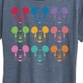 thumbnail image 3 of Disney - Multi Color Mickey Grid - Women's Short Sleeve Graphic T-Shirt, 3 of 5