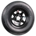 thumbnail image 2 of eCustomrim Pneu et Jante de Remorque Radiale ST205/75R15 Indice de Charge D 15X5 5-4,5 Roue à Rayons Noire - Garantie de 6 Ans avec Assistance Routière Gratuite, 2 of 4