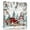 Gray, variant on Canvas Print Wall Art Oil Paintings Dwarf Merry Christmas Pine Tree Picture Prints Artwork for Living Room Kitchen Bathroom Bedroom