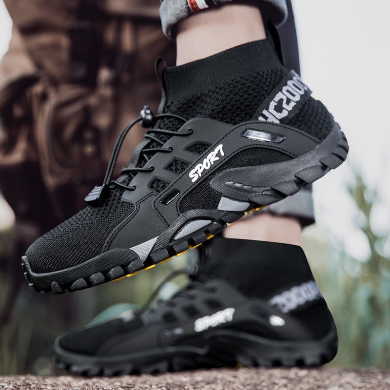 Men'S Large Size Outdoor Shoes for Summer, Breathable Hiking Shoes for Women, Foreign Trade Trekking Shoes, Slip-Resistant And Durable Mesh Casual Footwear