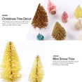 thumbnail image 5 of Tineasur 40Pcs Sisal Tree Mini Decorations Random Color for Home Decoration, 5 of 8