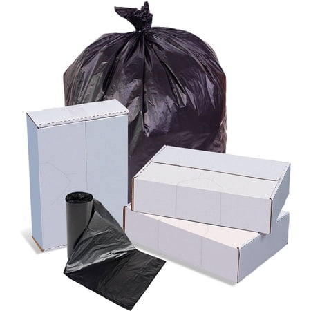 Special Buy  SPZHD385822K  High Density Can Liners  200 / Carton  Black  60 gal