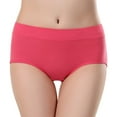 thumbnail image 2 of yunLCZ Underwear for Women Cotton Women's Panties Cotton Abdominal Seamless Panties To Lift The Buttocks Large Size Panties Girls Pantie Cotton Fabrics Wasit Hipster Brief Panties for Ladies, 2 of 4