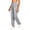 Gray, variant on Pants for Women V-shaped Elastic Waist Stretch Straight Leg Pull On Pant Business Work Gym Casual Lightweight Breathable Trousers with Pockets