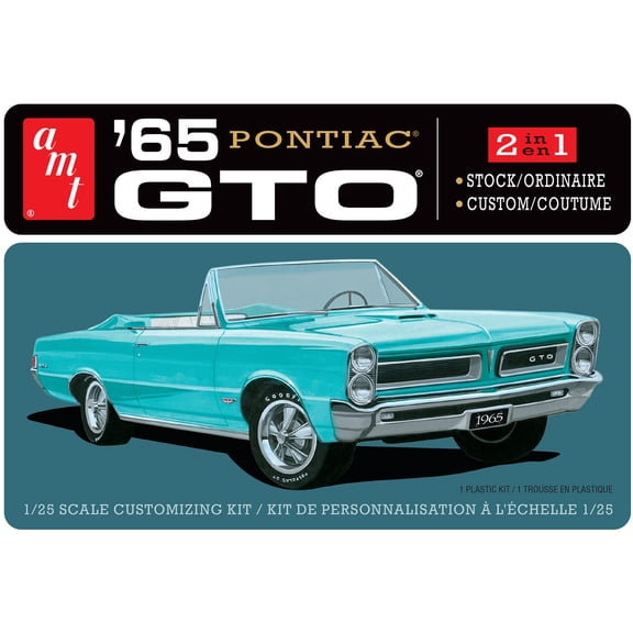 AMT 1965 Pontiac GTO 2T 1/25 Scale Model Kit