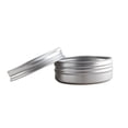 thumbnail image 1 of 24PC 60ML Aluminium Specimen Box with Thread Travel Bottles Cosmetic Container Empty Cream Jar Pot with Lid for Makeup Pomade (Silver), 1 of 5