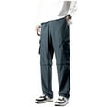 BiZtdJrK Men Convertible Cargo Pants Outdoor Lightweight Hiking