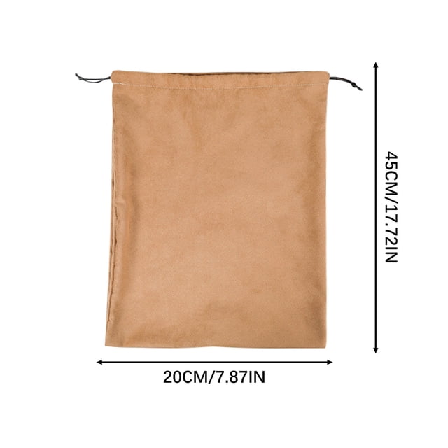 Bolsa de Viaje Pequeña Bolsa de Almacenamiento de Cordón de Flanela de Algodón Puro, Organizador de Ropa Interior para el Gimnasio de Viaje Casa con Cierre de Hebilla