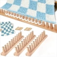 thumbnail image 1 of 46" de Madera Knitting Loom para Mantas DIY, Marco de Tejido Ajustable para Estambre Grueso, 1 of 7