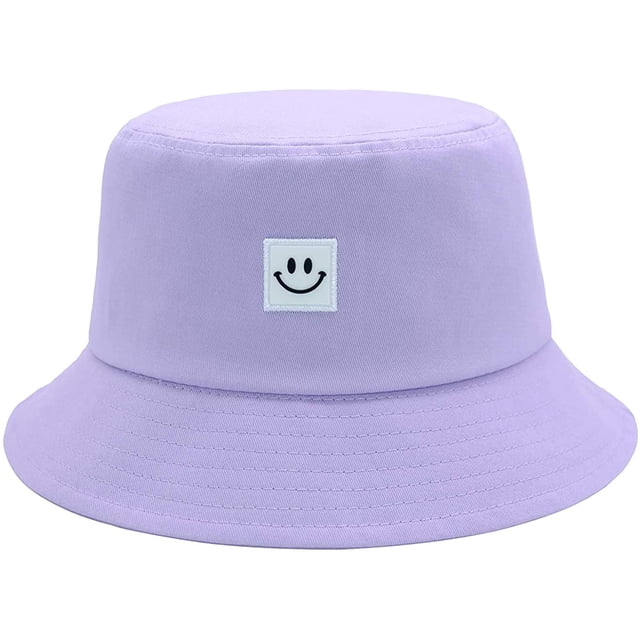 Smile Face Bucket Hat Summer Travel Bucket Beach Sun Hat Visera unisex Gorra para exteriores Adepaton WMZL-1108-3
