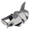 thumbnail image 2 of Herwey Canvas Sponge Shark Design Waterproof Pet Swimming Safety Vest Clothes Life Jacket for Large Dogs, 2 of 7