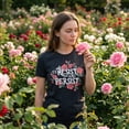 thumbnail image 4 of Womens Resist and Persist T Shirt Funny Awesome Motivating Empowering Flower Tee for Ladies Womens Graphic Tees, 4 of 9