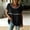 Black, variant on Delayuji Women's Linen Tshirt Crew Neck Short Sleeve Casual Tee Soft Comfy Versatile Top Summer Daily Wear