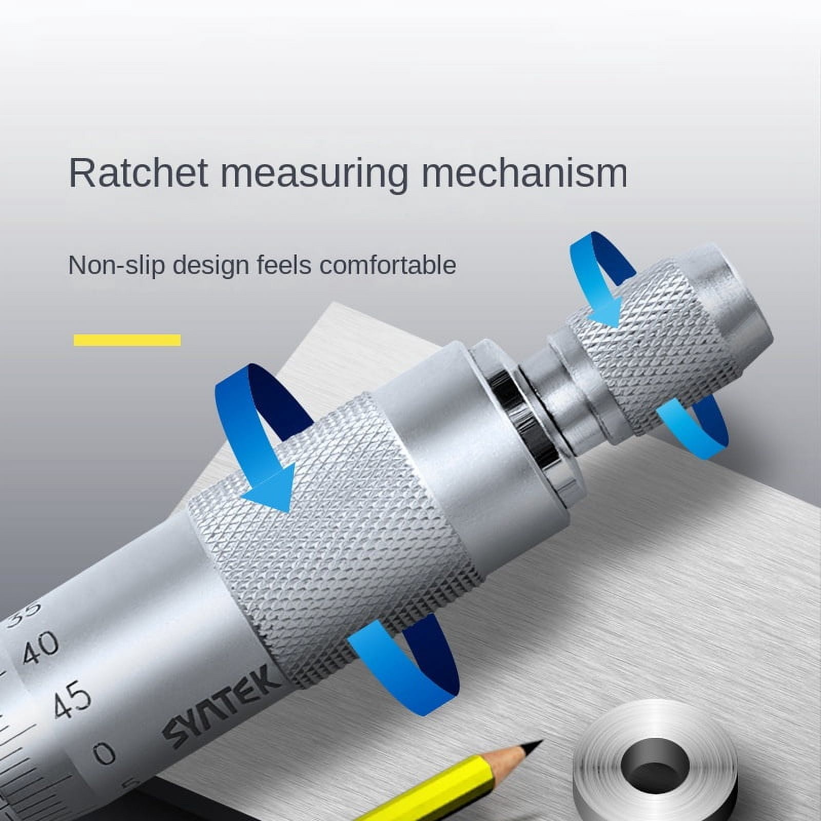 Diameters With Precision Using Our Mechanical Spiral Caliper Machinist - Accurate To 0.01mm ,Complete Kit