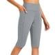 thumbnail image 2 of mfyjkho Pantalones Cortos De Entrenamiento, Pantalones Cortos Deportivos De Yoga Y Fitness Para Mujer, De Color Liso, Con Cintura Alta Y Bolsillos Elásticos En La Cadera Xl, 2 of 6