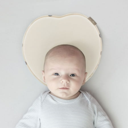 Babymoov Lovenest â Patented Pillow For Baby and Infant Head Support & Flat Head Syndrome Prevention (Ivory)