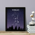 thumbnail image 3 of Designs ByLITA Virgo Zodiac Sign Night Sky, 11 x 14 White Wall Print Inspirational (Framed) | Home and Office Decor | Astrology Star Sign Bedroom Decoration | Perfect Gift, 3 of 4