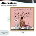 thumbnail image 4 of Stupell Industries Modern Overthinking Reflection with Puppy Gold Floating Frame Canvas Art, 25 x 25, by Tara Boone, 4 of 8