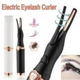 thumbnail image 3 of 2-in-1 portable heated eyelash curler, long-lasting curling comb clip, USB power supply, 3-speed temperature mode, 3 of 10