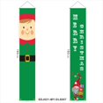 thumbnail image 2 of Dalrosia Christmas Decorations Porch Sign Banner, 2PCS Merry Christmas Door Decorations Hanging Banner Christmas Indoor Outdoor Welcome Front Door Banner for Christmas Holiday Door Decor, 2 of 2