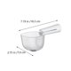 thumbnail image 2 of unbranded Vaso Medidor De Plástico Transparente Para Cocina Con Graduación Para Arroz Y, 2 of 6