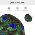 thumbnail image 5 of Fuzoiu Peacock Feathers Print Winter Beanie Hat for Men & Women,Warm Knit Cap,Women Windproof Watch Hat,Knit Warm Unisex Beanie, 5 of 7