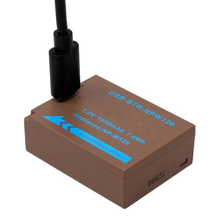 Replacement for Fujifilm X100V Battery (1050mAh) with USB Fast Charging
