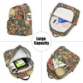 thumbnail image 5 of FORMRS Mini Backpack Purse for Women Travel Daypack Casual Shoulder Bag, Floral Mushroom, 5 of 7