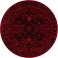 thumbnail image 1 of Unique Loom Tekke Tapis Zone Torkaman Surteint 3' 3' 3 Rond Rouge/noir, 1 of 2