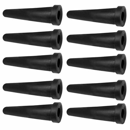 Superior Electric Boot-B-10PK Cord Protector Strain Relief Rubber Boot fits 14/2 16/2 16/3 AWG Electrical Cords - 10 PK