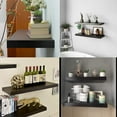 36 Inches Wall Mounted Floating Shelves Set of 2,Espresso Wall Display