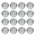 thumbnail image 3 of LABSERRON 20Pcs Silver Bathroom Sink Overflow Cover for Homeowners and Property Managers 1.18X1.18in, 3 of 8