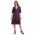 thumbnail image 1 of Moomaya Robe à Manches Courtes pour Femmes Robe de Soirée Unie Kurta Ethnique Décontractée, 1 of 6