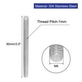 thumbnail image 2 of Unique Bargains M6 x 90mm 304 Stainless Steel Fully Threaded Rod Bar Studs Fastener 10Pcs, 2 of 6