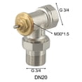 thumbnail image 5 of Dn15 Dn20 Brass Angle Temperature Control Valve Thermostatic Regulating Valve Without Thermostatic Head For Radiator Valve Parts, 5 of 9