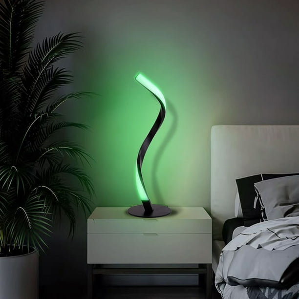 Lampe de table en forme de serpent Wifi Rgb Lampe de chevet à gradation  colorée Décor compatible avec Alexa 