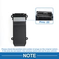 thumbnail image 4 of Interruptor de ventana eléctrica delantero izquierdo Unique Bargains para Honda Fit 2009-2014 No.35750TK6A01, 4 of 7