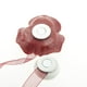 thumbnail image 3 of 1 Par Rosa Flor Cortina Magnética Tiebacks Cuerda Correa Holdback rojo, 3 of 9