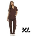 thumbnail image 3 of Ensembles de Sarraus pour Femmes à Six Poches Sarraus Médicaux (Col en V avec Pantalon Cargo), 3 of 5