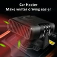 thumbnail image 2 of Calentador montado en coche Calentador de automóvil, calentador de automóvil portátil multifunción, calentador de automóvil de 200 W y 24 V que se conecta al encendedor de cigarrillos, ajuste libre, 2 of 8