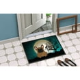 thumbnail image 4 of Halloween Scary French Bulldog Brown Door Mat, 4 of 4