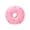 Pink, variant on Squeaky Latex Donut Pet Toy, Colorful Simulation Doughnut for Small Dogs, Durable Soft Rubber Chewing Accessory, Interactive Teeth Cleaning Toy for Puppies, Fun Sounding Gift for Pets