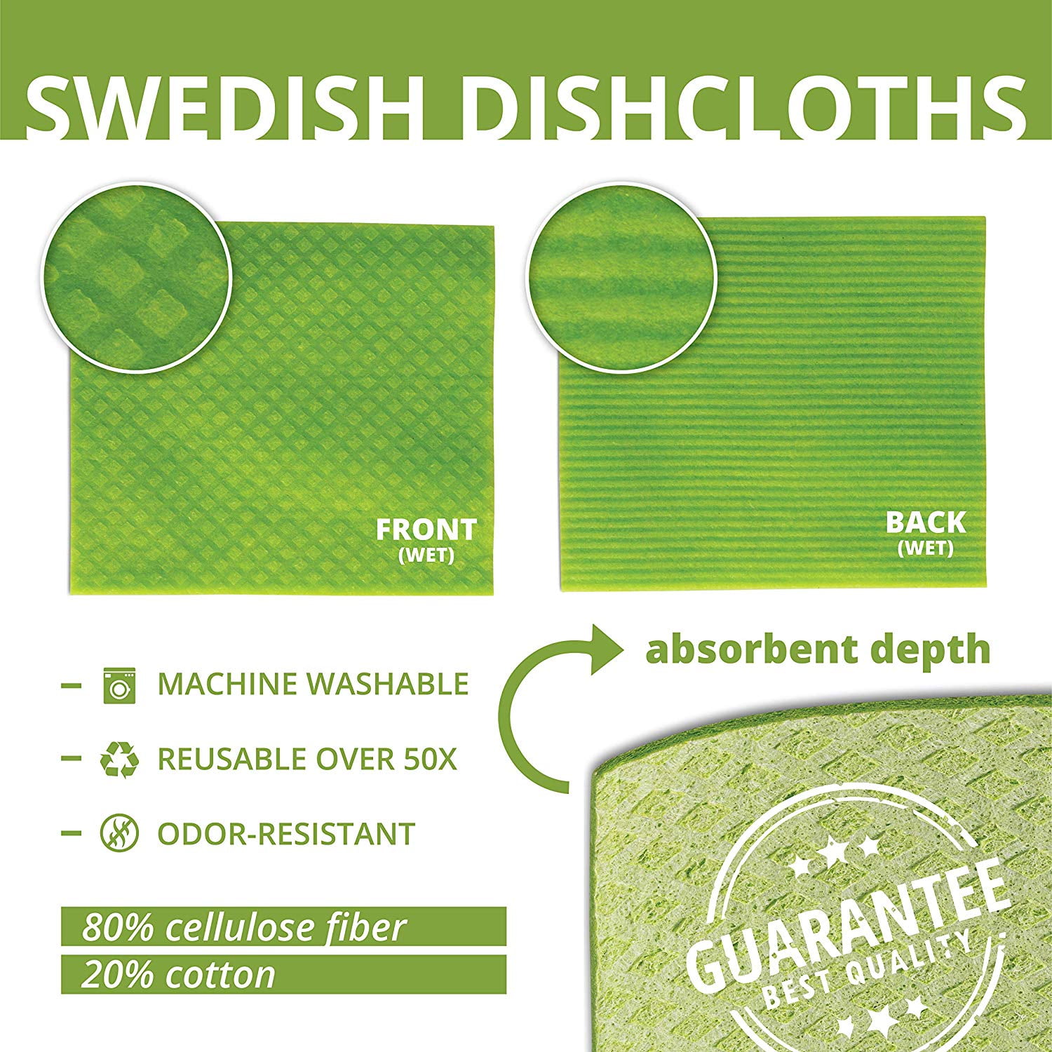 Nellie's Swedish Dishcloths, N/A