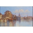 thumbnail image 2 of Karl Kaufmann 14x11 Gold Ornate Wood Frame and Double Matted Museum Art Print Titled - Venetian Scene, 2 of 4