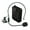 Gold, variant on Portable Megaphone Voice Amplifier Band Waist Radio Clip Support FM TF MP3 Speaker Power Bank Tour Guides, Teachers ,Easy to Operate