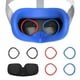 thumbnail image 1 of VR Auriculares Anti-Scratch Lente de silicona Cubiertas Conjunto Reutilizable Realidad Virtual Equipo Protector Kit Surtido Suministros Gaming Azul Inevent EL005864-01, 1 of 7