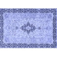 thumbnail image 1 of Ahgly Company Indoor Rectangle Medallion Blue Traditional Area Rugs, 6' x 9', 1 of 4